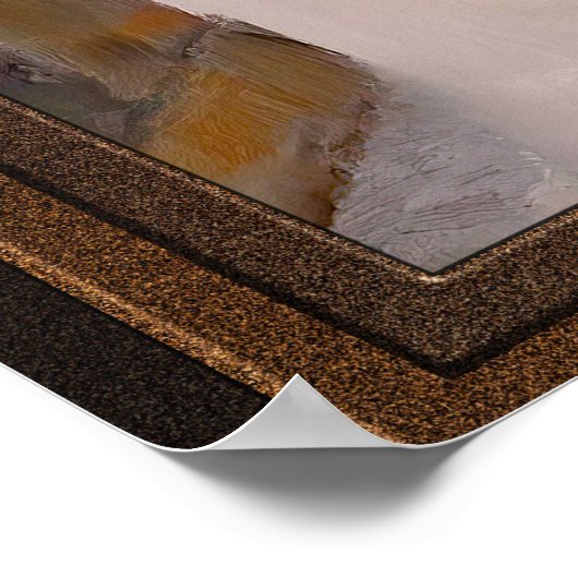 De Eavesdropper van Eugen von Blaas Poster (Hoek)