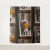 De Eavesdropper van Eugen von Blaas Wandkleed (Voorkant)