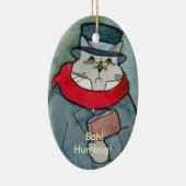 De EbeMeowzer van de Kerstak van Carol Keramisch Ornament (Rechts)
