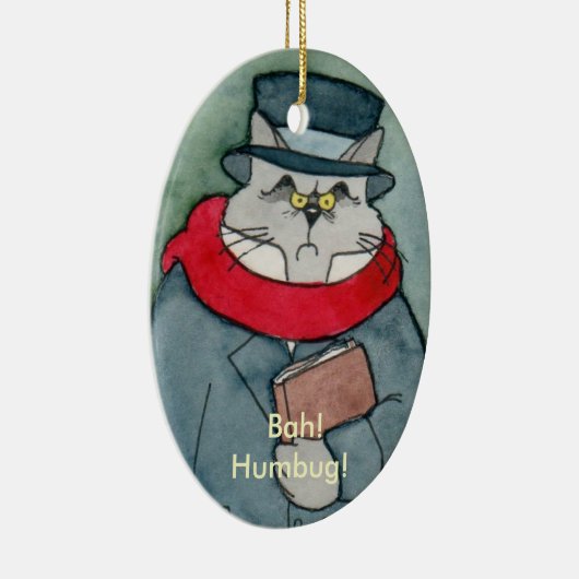 De EbeMeowzer van de Kerstak van Carol Keramisch Ornament (Rechts)