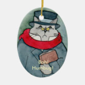 De EbeMeowzer van de Kerstak van Carol Keramisch Ornament (Voorkant)