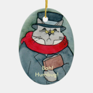 De EbeMeowzer van de Kerstak van Carol Keramisch Ornament
