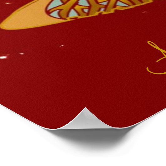 De Ebony-boom Poster (Hoek)