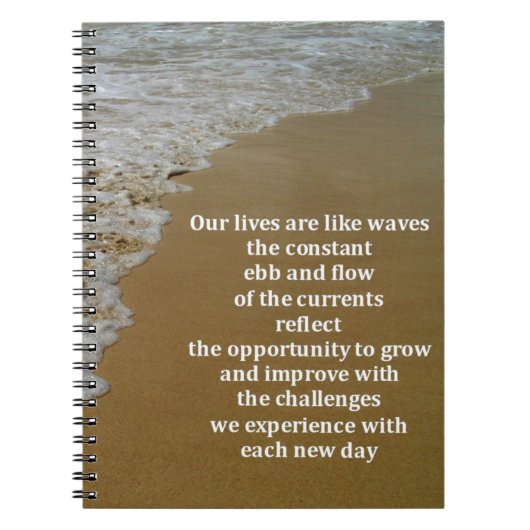 De ECB en de doorstroming van het leven Notitieboek (Voorkant)