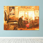 De Echo van 1000 Uur Canvas Afdruk (Insitu (Houten vloer))