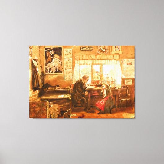 De Echo van 1000 Uur Canvas Afdruk (Voorkant)