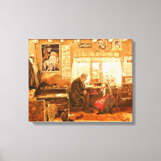 De Echo van 1000 Uur Canvas Afdruk (Voorkant)