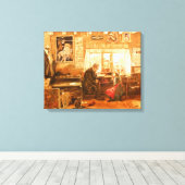 De Echo van 1000 Uur Canvas Afdruk (Insitu (Houten vloer))