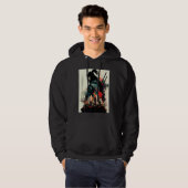 De echo van de krijger hoodie (Voorkant volledig)