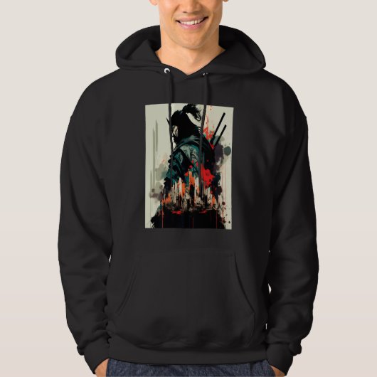 De echo van de krijger hoodie (Voorkant)
