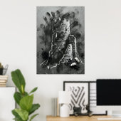 De echo van een berg poster (Thuiskantoor)