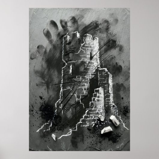 De echo van een berg poster (Voorkant)