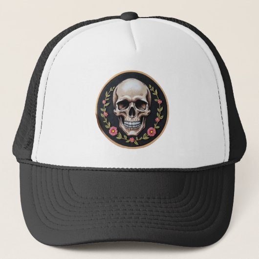 De Echo van een Rozen Hoed Trucker Pet (Voorkant)