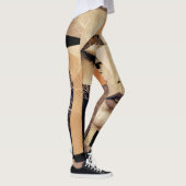 De Echo van “Virelle” – Een Abstract Portret Leggings (Rechts)