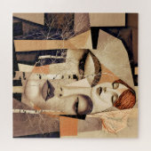 De Echo van “Virelle” – Een Abstract Portret Legpuzzel (Horizontaal)