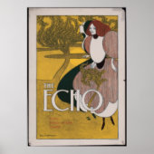 De echo van Will H. Bradley Poster (Voorkant)