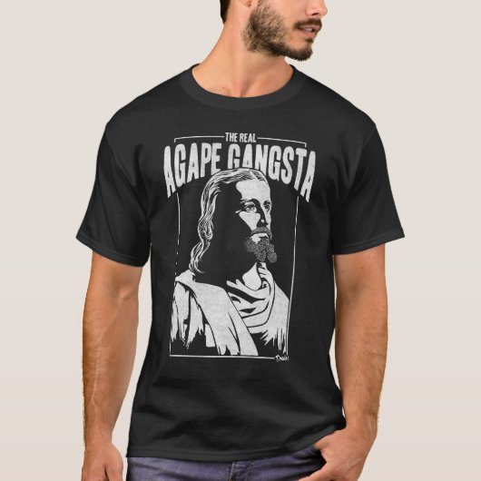 De echte Agape Gangsta T-shirt (Voorkant)
