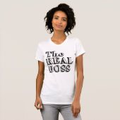 De echte baas t-shirt (Voorkant volledig)
