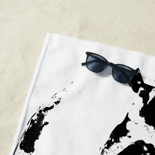 De echte badmeester strandlaken (In situ)