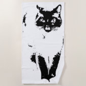 De echte badmeester strandlaken (Voorkant)