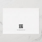 De Echte Bekleding van de Onderneming van het Manu Folie Feestdagenkaart (Achterkant)