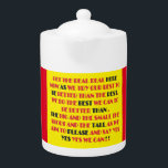 De echte deal voor bevorderingsbrieven theepot<br><div class="desc">Het echte poster typt berichtwoorden voor het bevorderen van de diensten van productpunten</div>