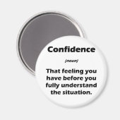 De echte definitie van vertrouwen magneet (Voorkant / Achterkant)