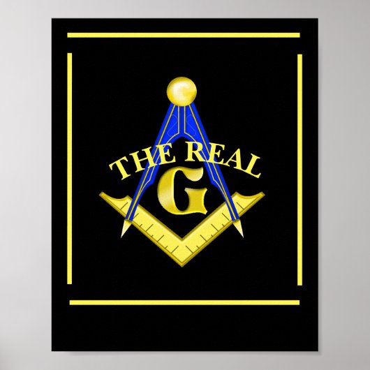 De echte G-Masonic Poster (Voorkant)