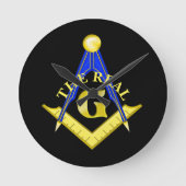 De echte G-Masonic Ronde Klok (Voorkant)