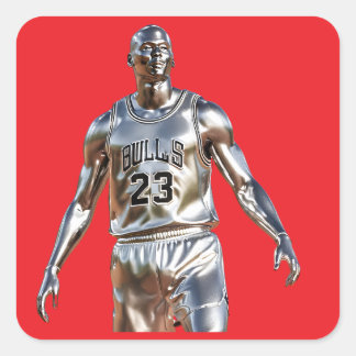 De echte geit vierkante sticker