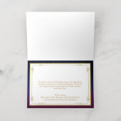 De echte goudolievlek Jezus is de Reason Nativitei Folie Feestdagenkaart (Binnenlaag)