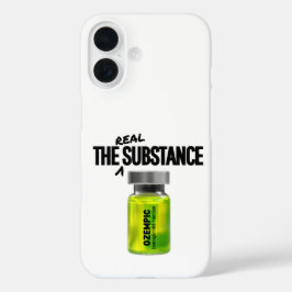 De echte inhoud - Ozempic Parodie iPhone 16 Hoesje