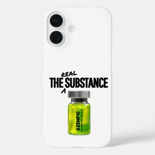 De echte inhoud - Ozempic Parodie Case-Mate iPhone Case (Achterkant)