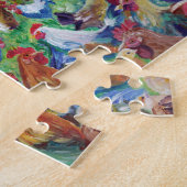 De echte Kauai met Haan en Kippen Legpuzzel (Zijkant)