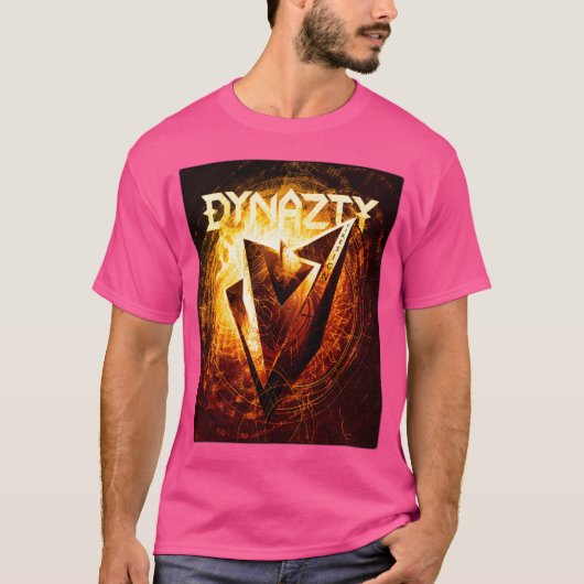 De echte kunst van Dynazty Band is een Zweedse kra T-shirt (Voorkant)