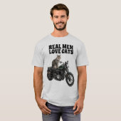 DE ECHTE MANNEN VERLIEZEN DE MANNEN VAN DE VANGSTE T-SHIRT (Voorkant volledig)