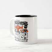 DE ECHTE MANNEN VERVALLEN! TWEEKLEURIGE KOFFIEMOK (Voorkant links)