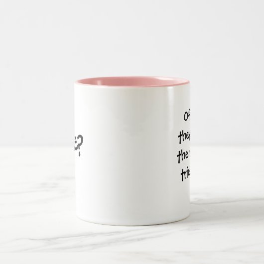 De echte Mok... Tweekleurige Koffiemok (Center)