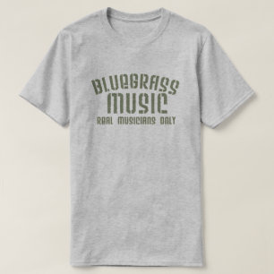 De echte muzikanten van Bluegrass Musicans alleen  T-shirt