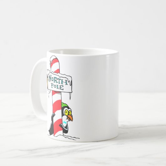 De echte Noordpool Koffiemok (Voorkant links)