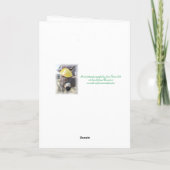 "De Echte Paashaas" Kerstkaart Feestdagen Kaart (Achterkant)