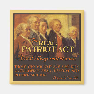 De echte Patriot Act, de Founding Fathers Magneet