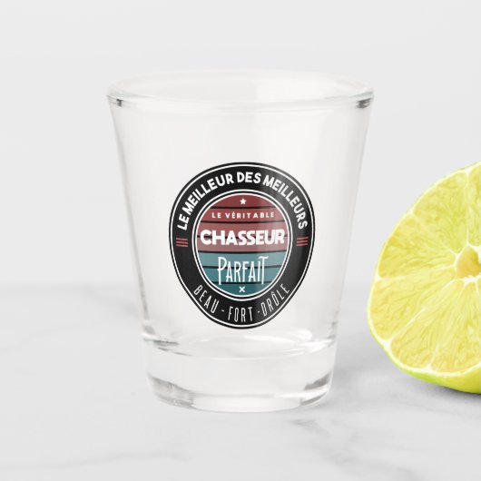 De echte perfecte jager shot glas (Voorkant)