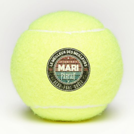 De echte perfecte man tennisballen (Voorkant)