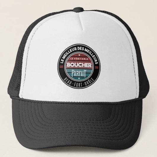 De echte perfecte slager trucker pet (Voorkant)