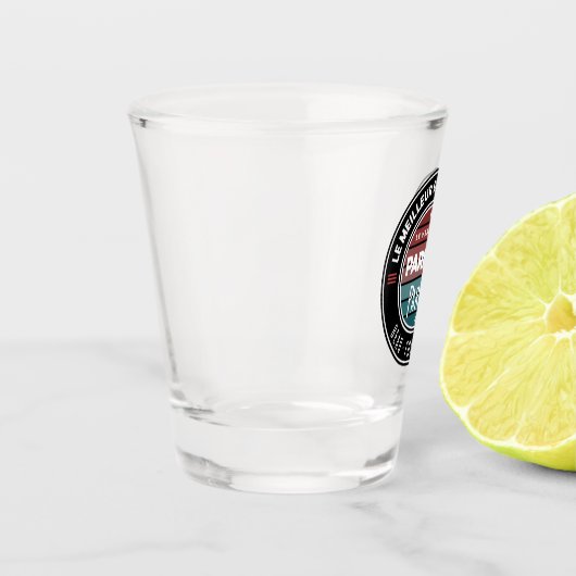 De echte perfecte uitvalsbasis shot glas (Links)