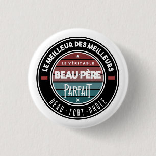 De echte, perfecte vader ronde button 3,2 cm