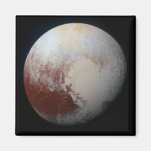 De echte Pluto, hoge resolutie nieuwe foto Magneet (Voorkant)