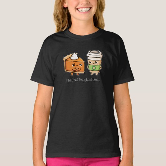 De Echte Pompoensmaak T-shirt (Voorkant)