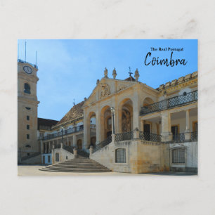 De echte Portugal-Coimbra Briefkaart